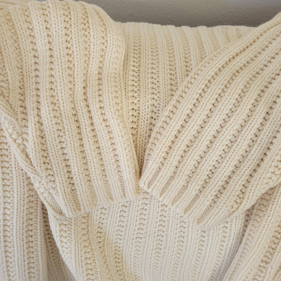 Vintage Prezzia Chunk Knit Crop Sweater - Picture 4 of 7